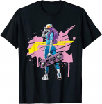 Graffiti T&uuml;druk Hip Hop Unisex T-s&auml;rk S