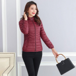 Puuvillane riietus Naiste talve pikkade varrukatega soe jakk Moodne suur sulejope Naiste talvejope L must