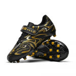 Laste Jalgpallijalatsite &Uuml;hing FG Koolijalgpallisaapad Klambrid Rohutossud Poisid T&uuml;drukud &Otilde;uesporditreening Spordijalatsid 30 kuld