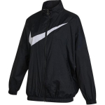 Nike logotr&uuml;kiga tuulejope Vabaaja lahtine kapuutsiga jakk Naiste &uuml;ler&otilde;ivad Must DX5865-010 M
