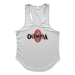 Kulturismi lihased Mehed Kulturism Fitness Spordivest v&otilde;rk kiiresti kuivav hingav I-kujuline venitustreeningute riietus M valge