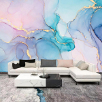 Marmorist tapeet suur 3D marmorist seinamaaling Abstraktne kuldne seinatapeet elutoa magamistoa jaoks 200 cm(W) x 140 cm(H)