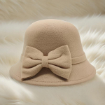 Prantsuse stiilis vibu Fedora m&uuml;tsid naistele Elegantsed &uuml;hev&auml;rvilised Cloche Hat Vintage kerged viltk&uuml;barad