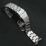 Harjatud tahkest roostevabast terasest k&auml;ev&otilde;ru SEIKO sukeldujale SKX007 SKX009 Kvaliteetne sukeldumiskellarihm 20 22mm 20mm