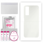 apgo MATTE Protective Skin Sticker for the back compatible with Vivo Y31 2021, Wrap Film, Hydrogel Film, Flexible, Soft TPU with positioning layer eas