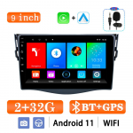 REAKOSOUND 2 Din Android 11 autoraadio multimeedia videopleier Toyota RAV4 2005-2013 GPS-navigatsioonis&uuml;steemile Carplay FM BT stereo P9-2+32CP with mic