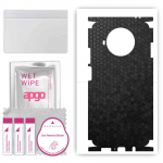 apgo Protective Skin Sticker for the back+sides compatible with Xiaomi Mi 10T Lite 5G, Full Wrap Film, Foil, Vinyl - Pattern Black Honeycomb