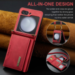 Kukkumisvastane Rahakott Coque Kaitse&uuml;mbris Samsung Galaxy Z Flip 5 5G Flip4 Flip3 Flip5 Flip 3 4 Zflip5 Kaarditaskuga Kottkate for Samsung Z Flip 5