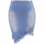 As&uuml;mmeetriline puuvillane musta valge auguga teksane midiseelik tutiga Streetwear k&otilde;rge v&ouml;&ouml;kohaga pesuh&auml;dadele naiste keha seelik L