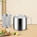 Praadimiskorv Piimakann Suppipott kaanega N&otilde;rutusn&otilde;u Eemaldatav Kuumakindel Nuudlid