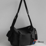 Igap&auml;evane puuvillane v&otilde;tmehoidja Crossbody kott (1 V&auml;rv) 31x23.5x10.5cm must