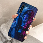 DJ Man Antigas Mask telefoni&uuml;mbris Xiaomi Redmi Note 11 10 9T 8 7 Pro Redmi 10 9 9A 9C 8 7 6 pehme musta telefoni kate jaoks Redmi Note11-11S 4G