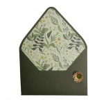 Avokaadoroheline &auml;ri&uuml;mbrik isepitseeriv standard&uuml;mbrik, spetsiaalne paberimaterjal dekoratiivne &otilde;limaali &uuml;mbrik 5