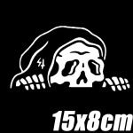 Loomingulised pealuu autokleebised Armas Grim Reaper Ghost auto aknakleebis Tagumine esiklaasi modifitseeritud autokleebised kaunistuskleebised