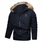 Fliisjakid Meestele Talvised vabaajaparkad Meeste &uuml;ler&otilde;ivad Kapuutsiga jakk v&auml;listingimustes karusnahast krae Tuulejope Meeste taktikaline jope XL