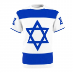 Mood Iisraeli Riigivapi Lipp 3D-tr&uuml;kiga T-s&auml;rk meestele R&otilde;ivad Igap&auml;evane Vabaaja T&auml;nav Hip Hop O-kaelusega L&uuml;hikeste Varrukatega Topid M