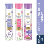 Yardley London igap&auml;evaseks kasutamiseks deodorandiga kehaspreid naistele|90% looduslikku p&auml;ritolu| 150 ml kumbki
