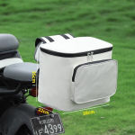 Elektrimootorratta seljatugi rippkott aku auto hoiutasku auto jumalate hoiukott, suur mahutavus 25*22*28cm must