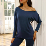 FiveFive naiste &uuml;hev&auml;rviline, vabaaja pitsiga, kaldus &otilde;laga spordip&uuml;kste &uuml;likond XS must