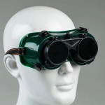 Peegeldusvastased kaitsekeevitusprillid Kaasaskantavad keevitusprillid &uuml;lesklapitavate kaitseprillidega Keevitaja tarvik