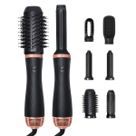 F&ouml;&ouml;n 6-&uuml;hes multifunktsionaalne elektriline kamm negatiivse iooni sirgendaja kamm lokirull eemaldatav soojendushari f&ouml;&ouml;n us