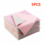 10 tk k&ouml;&ouml;gir&auml;tik Kahepoolne n&otilde;udepesulapp on mitte&otilde;line k&uuml;&uuml;rimislapp &uuml;liimava mikrokiust puhastuslapi puhastamiseks 10Pcs