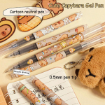 6 tk Kawaii Capybara geelpliiatsid kirjutamiseks sileda musta tindiga pliiatsid Kontoritarvikud Kooli&otilde;pilastele &Otilde;petajale kingitus Esteetilised kirjatarbed