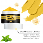 Mentherm Bee G&uuml;nekomastia Soojenduspasta, Parim meeste Mesilas&otilde;li, Meeste Termopasta, Meeste Mesilaspasta, G&uuml;nekomastiat pinguldav pasta meestele One Size