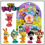 Pinkfong Wonderstar Detektiiv Pinkfong Hogi Figuur 1 komplekt(1 pakk 6 figuuri) (1Pack 6ea figures)