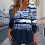 Naiste s&uuml;gistopsid Roosa Graffiti Print Causal pikkade varrukatega T-s&auml;rk top pluus XS must