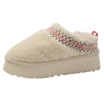 Paksu tallaga pl&uuml;&uuml;ssussid koos varbakaitsmetega s&uuml;giseks ja talveks New Styles Plus plush ja paksud k&auml;snkontsad puuvillased kingad 41 valge
