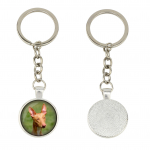 Pharaoh Hound, Kelb tal-Fenek - keychain in a box, own photo, keychain pendant from Art-Dog brand