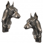 Miniature Pinscher - Dog statue, hanging bust, unique decoration for dog lover by Art-Dog brand