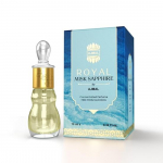 Ajmal Royal Misk Sapphire Attar | Muskuse L&otilde;hn | Meestele ja Naistele Mittealkohoolne | P&uuml;siva L&otilde;hnaga Attar Meestele ja Naistele - 10 ML