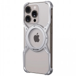 Magnetmetallist alumiiniumsulamist raamita telefoni&uuml;mbris iPhone'i 14 13 15 16 Pro Max 360&deg; aluse jaoks veljedeta p&otilde;rkeraua p&otilde;rutuskindel metallist kate iPhone 13 h&otilde;be