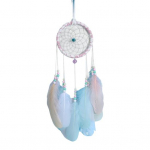 Dreamcatcheri disainiga rippuv Dreamcatcher LED-valgustiga seinaripats magamistuppa A