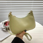 Naiste lihtsad moodsad k&auml;ekotid Retro &uuml;hev&auml;rvilised PU-nahast &otilde;lakott Kaenlaaluste vabaajak&auml;ekotid Trend Crossbody kotid