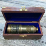 T&ouml;&ouml;korras teleskoop Viktoriaanlik 1915 Merenduslik nautiline teleskoop 20 tolli Kingitus black