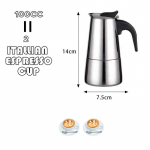 12/9/2Cup Moka Pot kohvimasin Espresso tassid Kohvimasinad Latte Perkolaator pliidipealne Moka kohvimasin Itaalia kohvimasin