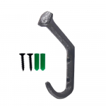 Mustad naelkonksud seinakinnitatavad ukipiigihoidjad mantlikonksud kodukaunistus r&auml;tikuhoidja hoiuriiul 1pc