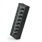 K&otilde;rvaklapiv&otilde;imendi 8 kanaliga stereo k&otilde;rvaklapiv&otilde;imendi heliv&otilde;imendi toiteadapteriga DC 12V 6,35mm EU Plug must