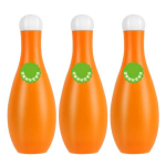 WC-poti puhastusvahend automaatne kauakestev WC-poti v&auml;rskendaja V&otilde;imas puhastav Bowling Blue Bubble desodoreeriv WC-poti v&auml;rskendaja 3pcs orange