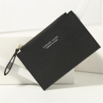 Uued Naiste Rahakotid Lukuga PU Nahast M&uuml;ndikott Mini V&otilde;tmehoidja V&auml;ike Rahakott Mitme Kaardipesaga Kaardihoidja must