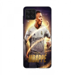 Coque Maniacase pourSamsung Galaxy A22 4g Kylian Mbappe Real Madrid Wallpaper