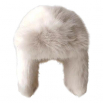 Palus Lei Feng M&uuml;ts &uuml;hev&auml;rviline naiste talvem&uuml;ts Termiline kunstrebase karusnahast nokam&uuml;ts pika k&otilde;rvakaitsega valge