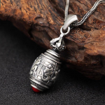 Retro ja populaarsed mitmek&uuml;lgsed meeste ja naiste aksessuaarid, Gawu Box kaelakee, kuue t&auml;hem&auml;rgi mantra, Lengyani needuse ripats 1*5CM h&otilde;be