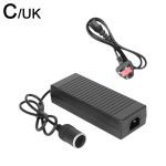 Autovooluadapter AC-DC muundur 110/240V kuni 12V 15A 160W Toiteallika trafo Naissoost auto sigaretis&uuml;&uuml;taja pistikupesa gray