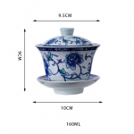 Hiina kungfu gai wan teeserviis Hiina klaas Teeserviisid Dehua gaiwan tee portselanist teekann teeserviis reisimiseks Ilus lihtne teekann