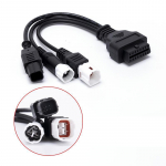 Yamaha Honda mootorratta OBD-adapteri kaabel: 3+4/6 tihvt kuni 16 kontakti