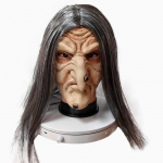 Lateks Halloweeni n&otilde;iapea kate Korduvkasutatav elastne riba Granny n&auml;omask &Uuml;ldine pehme vanade naiste Cosplay peakate Kummitav maja